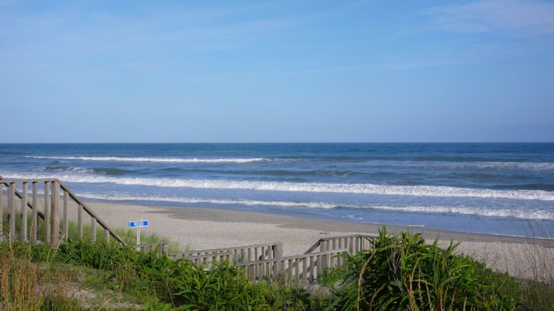 Beach in Front of Islander