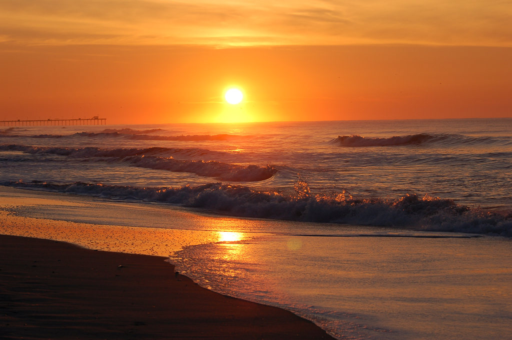 Bogue Inlet Pier Sunrise