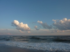 Moon over the Beach
